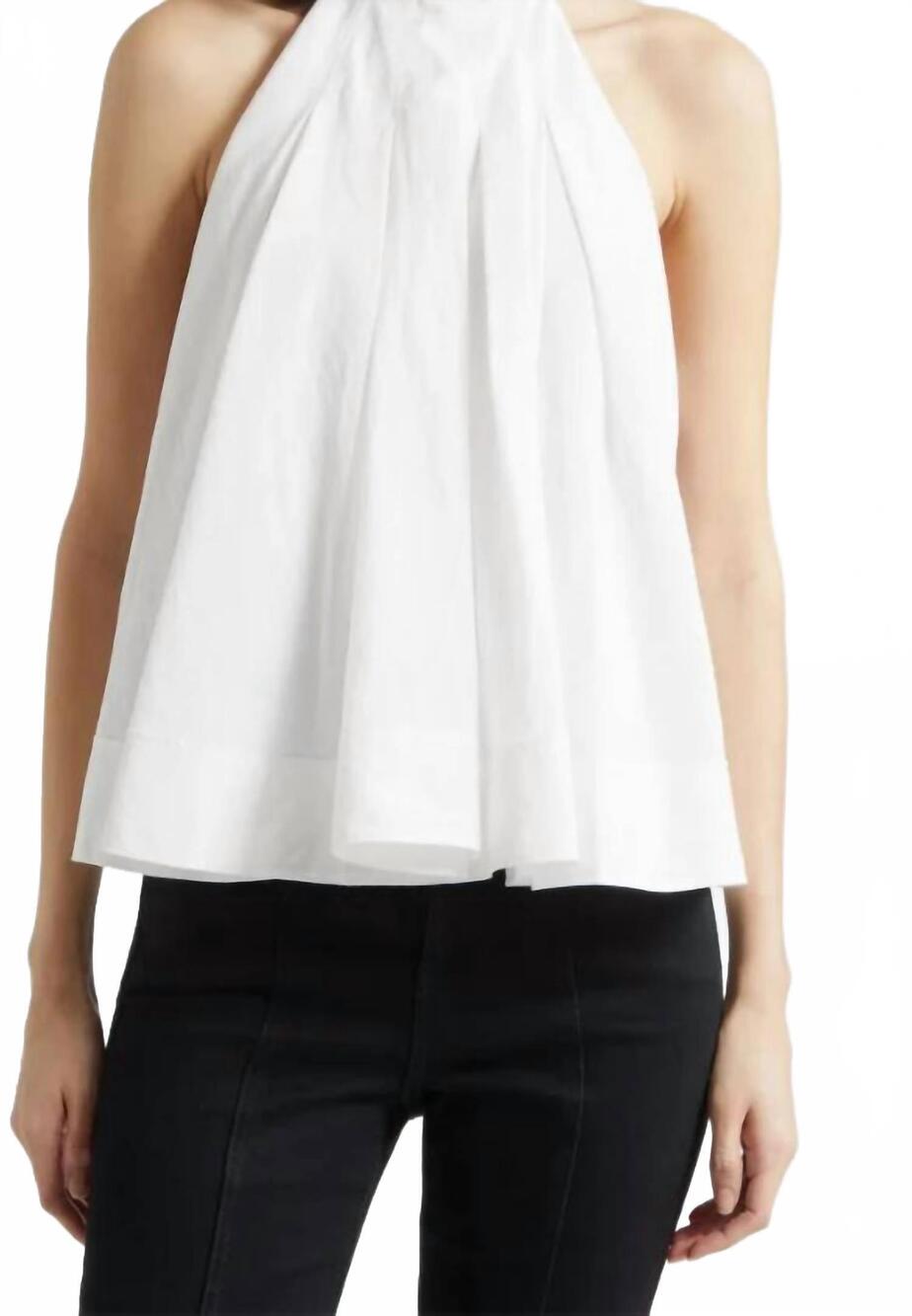 NEW CINQ A SEPT jagger top in white